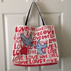 2016 Brighton Retired On The Wings of Doves Tote Designed by Tom Clancy NWT